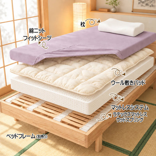 至福のマットレスコーデ